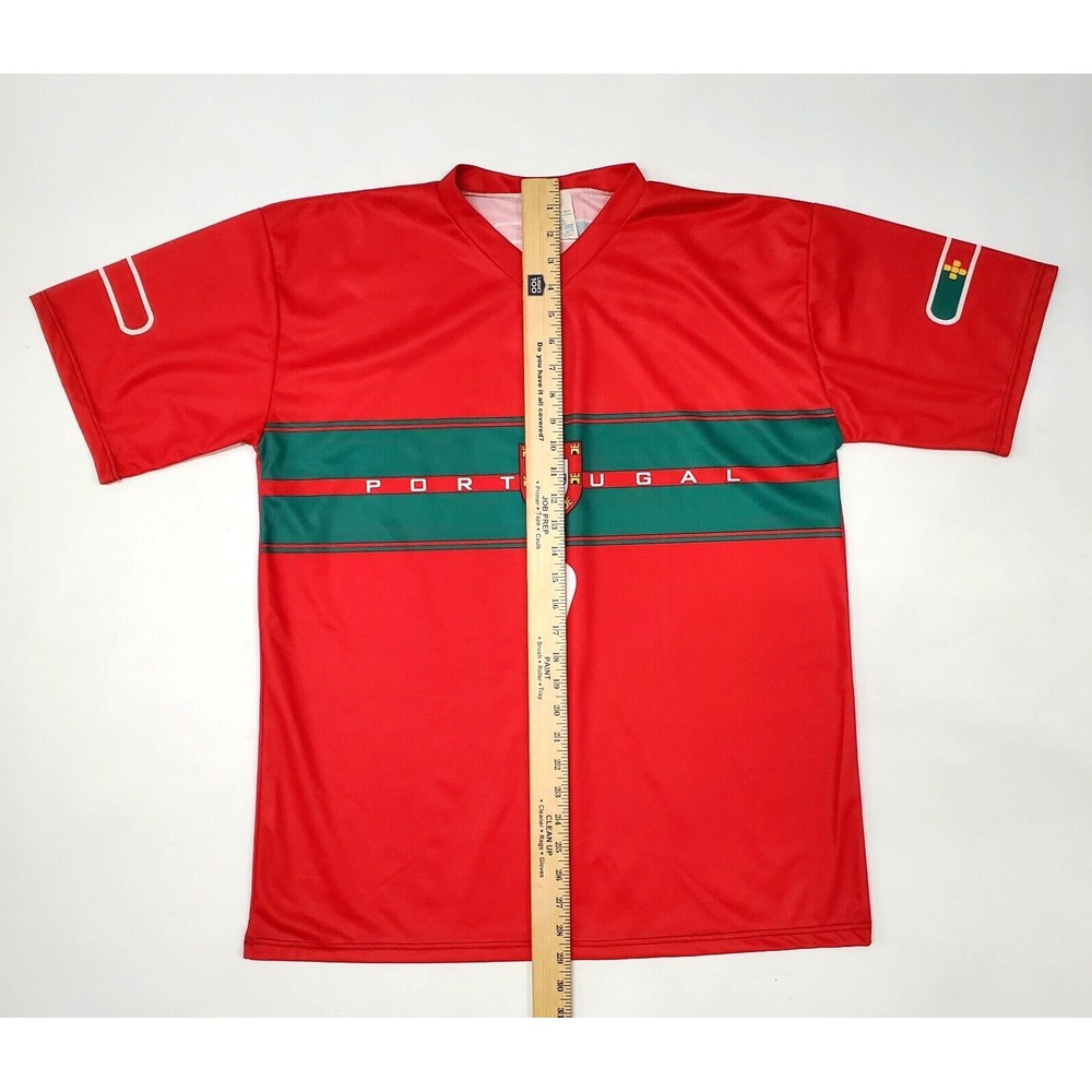 Vintage Portugal Soccer Jersey  Mens Made In Italy Football Ronaldo 7 size XL - Picture 2 of 6